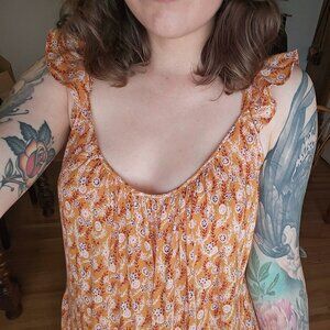 Xirena Floral Print Maxi Dress